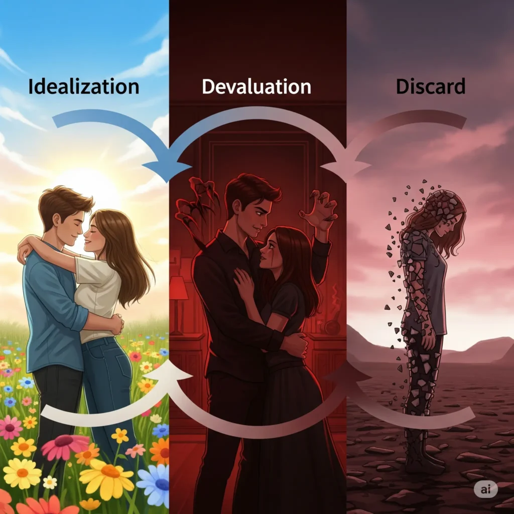 The Three Phases of Dating a Narcissist
